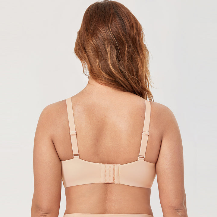 Genny Seamless Unlined Underwire Bralette| B-DDD | Beige-Black