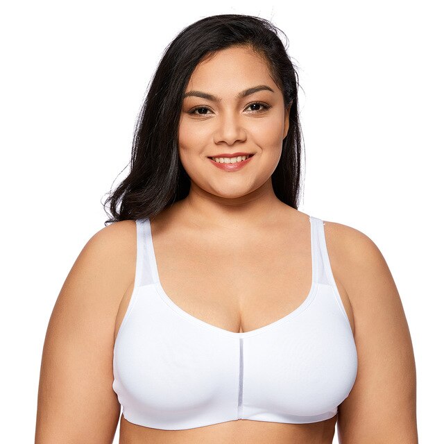 Andrea Comfort Support Wireless Soft Cup Bra |B - F Cup| Beige - Black - White