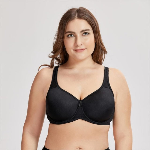 Soleil Seamless Underwire Minimizer Bra